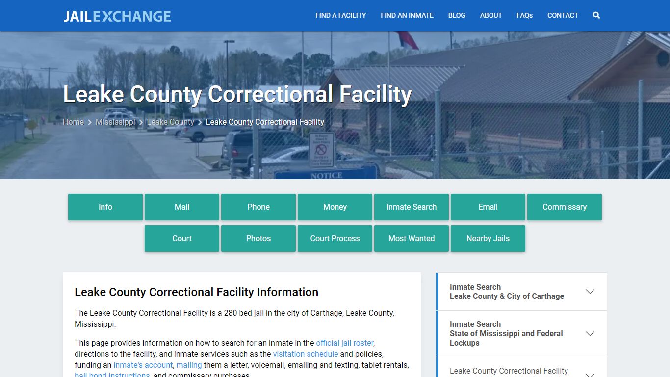 Leake County Correctional Facility - Jail Exchange